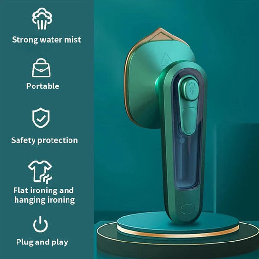 Portable Steam Iron – Quick Wrinkle Remover